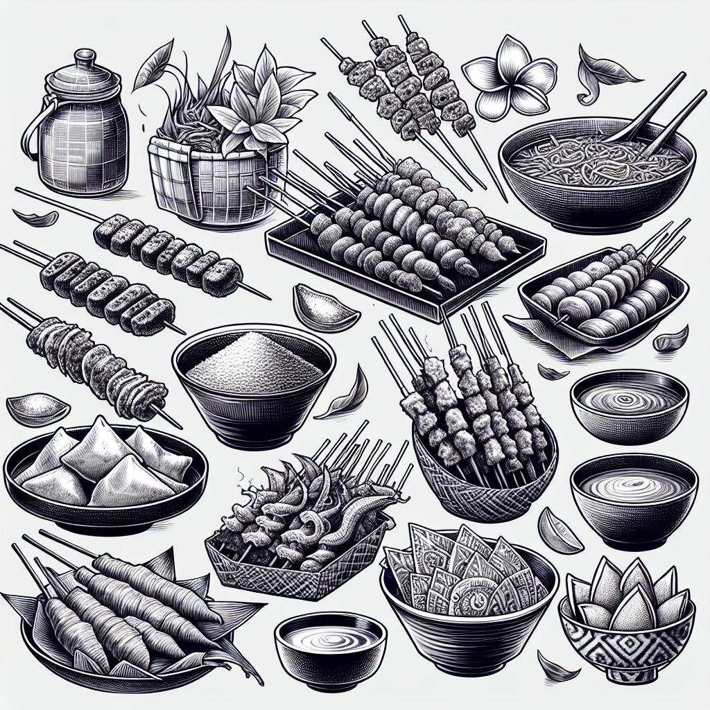 Mengenal Keindahan Sketsa Makanan Tradisional Indonesia dalam Seni Visual